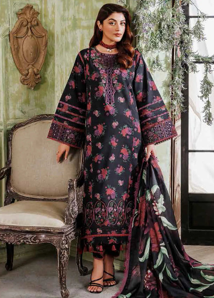 Maahi By Alizeh Fashion Embroidered Lawn Suit Unstitched 3 Piece AFB24M2 D-02 Nuha - Summer Collection