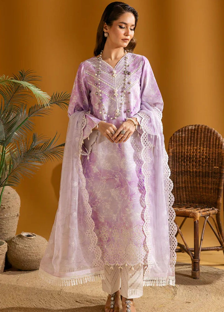 Maahi by Alizeh Fashion Embroidered Lawn Suits Unstitched 3 Piece AFB24M D-06 Ayla - Summer Collection