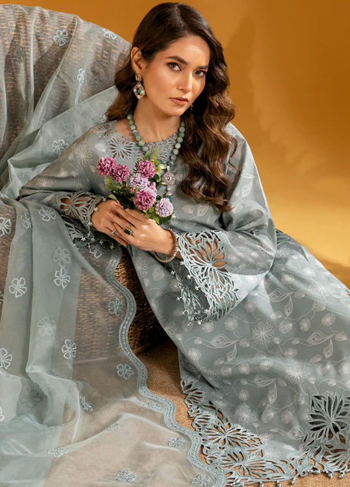 Maahi by Alizeh Fashion Embroidered Lawn Suits Unstitched 3 Piece AFB24M D-07 Nyra - Summer Collection