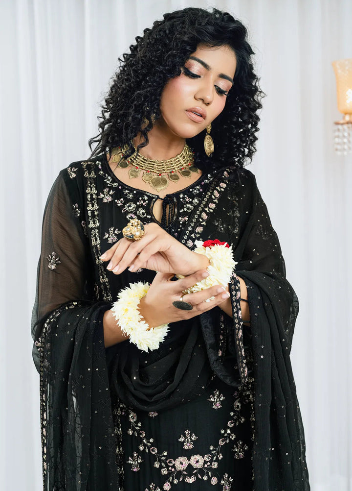 Maahi by Shamooz Embroidered Chiffon Suits Unstitched 3 Piece SHM24M SU-111 Maheer - Festive Collection