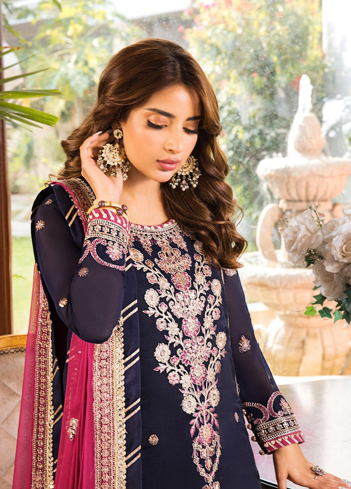 Maahru & Noorie by Asim Jofa Embroidered Cotton Suits Unstitched 3 Piece AJ23MN AJSM-09 - Festive Collection