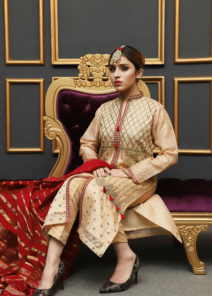 Madame Pret Embroidered Cotton 3 Piece MDM21P 2287