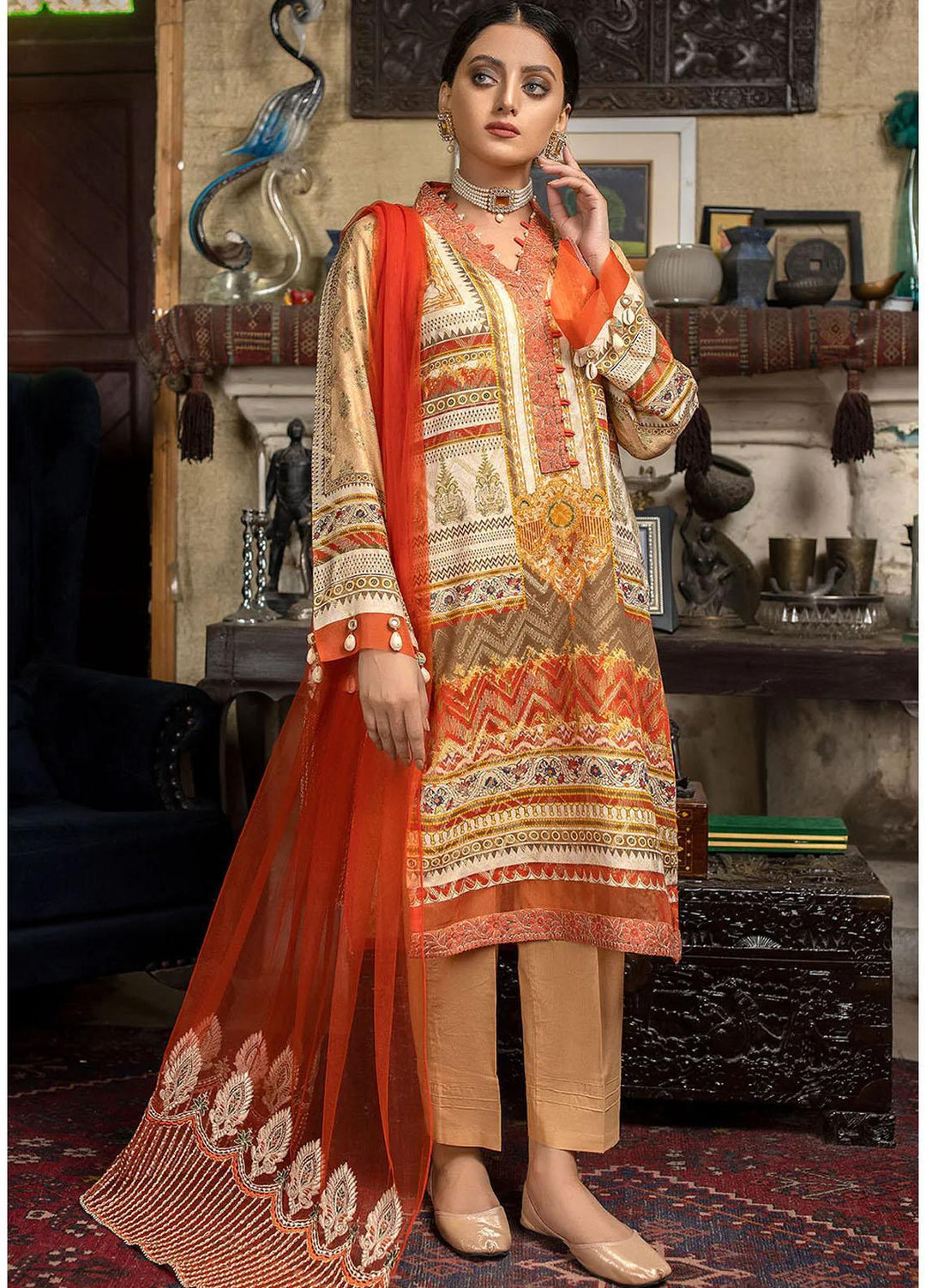 Madame Pret  Cotton 3 Piece Dress MDM22LP 2518