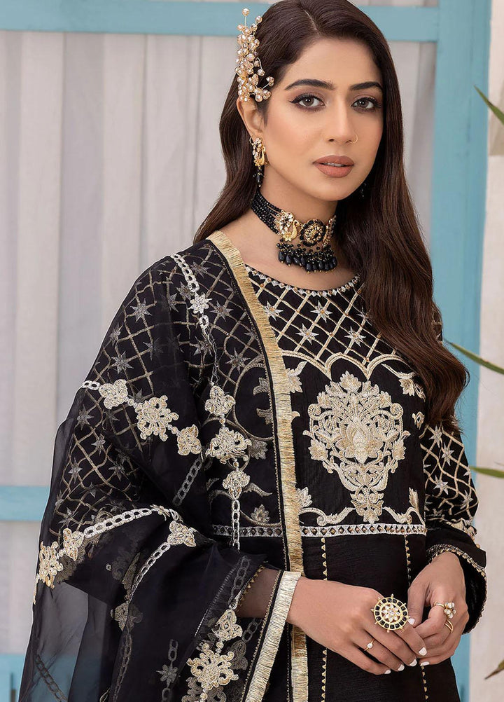 Madame Luxury Pret  Raw Silk 3 Piece Suit 2565