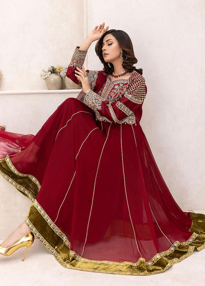 Madame Luxury Pret  Chiffon 3 Piece Suit 2567