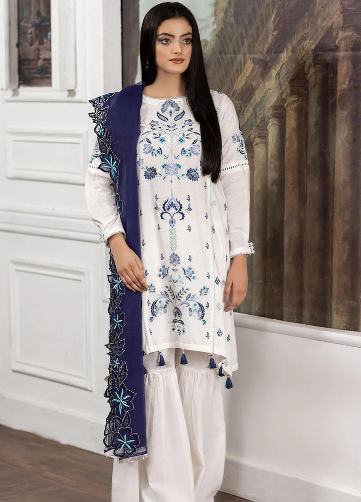 Madame Luxury Pret  Cotton 3 Piece Suit 2572