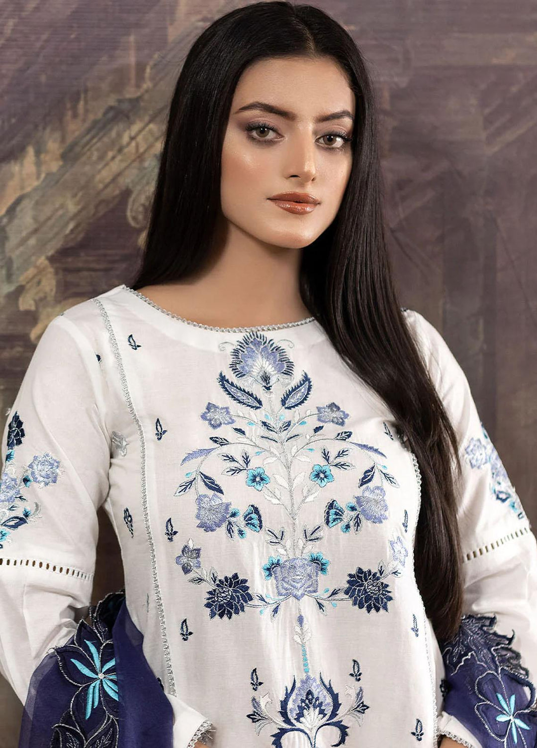 Madame Luxury Pret  Cotton 3 Piece Suit 2572