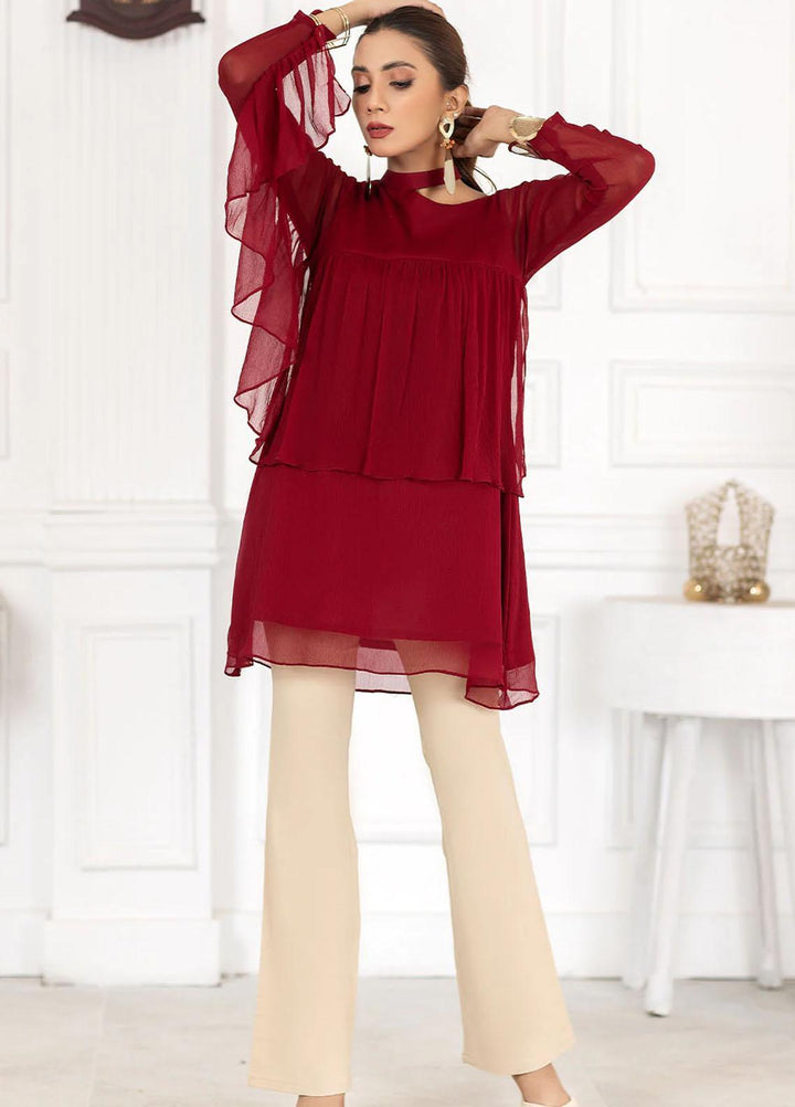 Madame Luxury Pret  Chiffon Top 2563