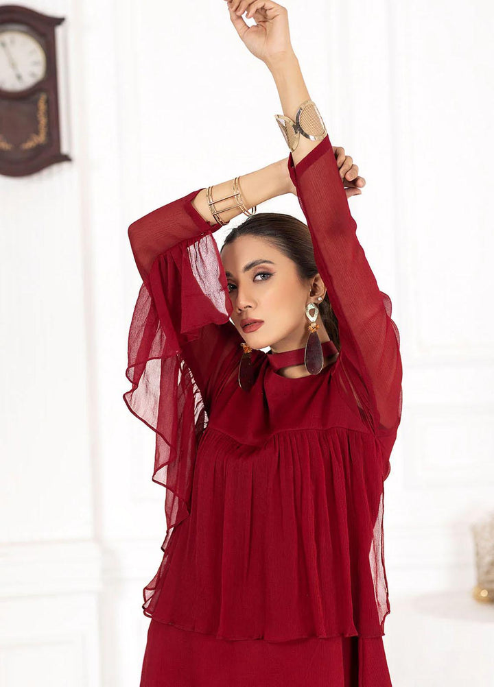 Madame Luxury Pret  Chiffon Top 2563