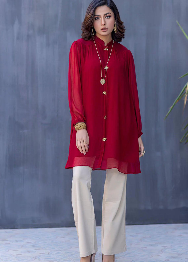 Madame Luxury Pret  Chiffon Top 2564