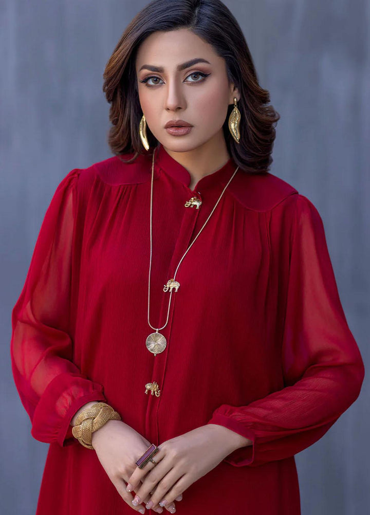 Madame Luxury Pret  Chiffon Top 2564