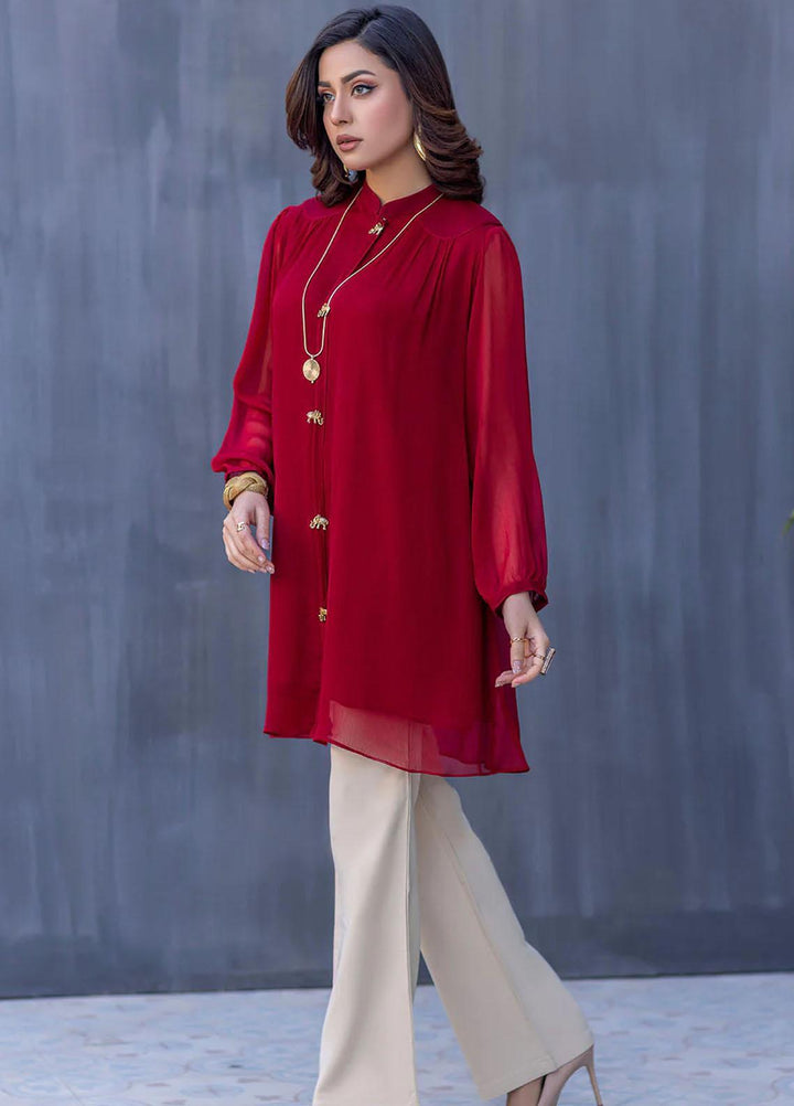 Madame Luxury Pret  Chiffon Top 2564