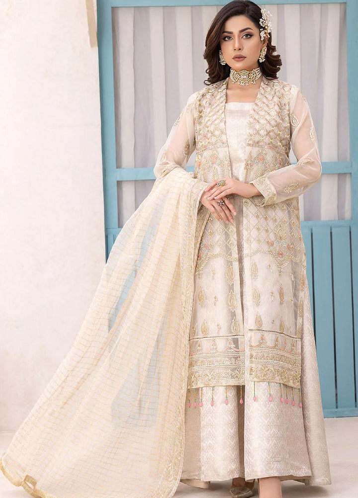 Madame Luxury Pret  Organza 3 Piece Suit 2577