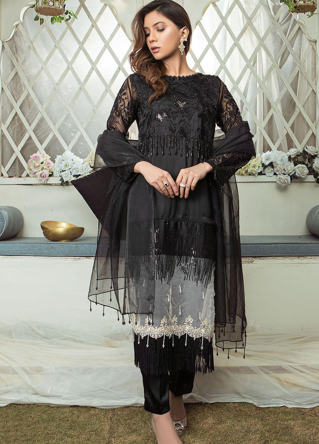 Madame Luxury Pret  Silk 3 Piece Suit MDM21NP 2434