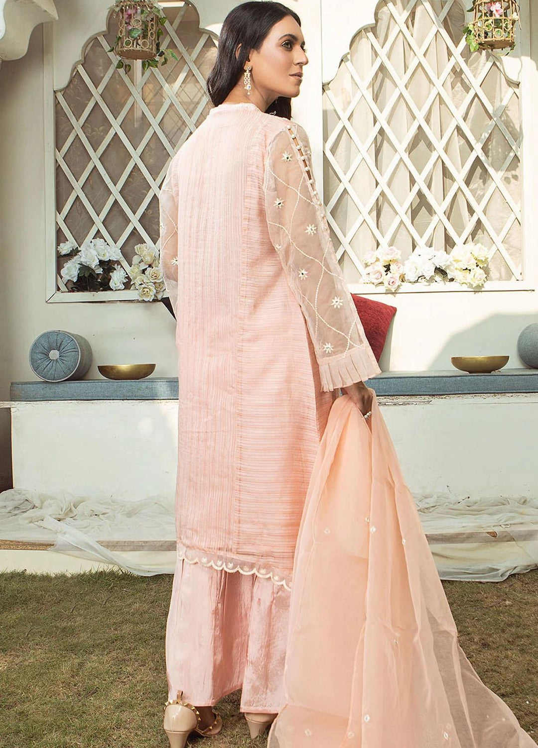 Madame Luxury Pret  Organza 3 Piece Suit MDM21NP 2435