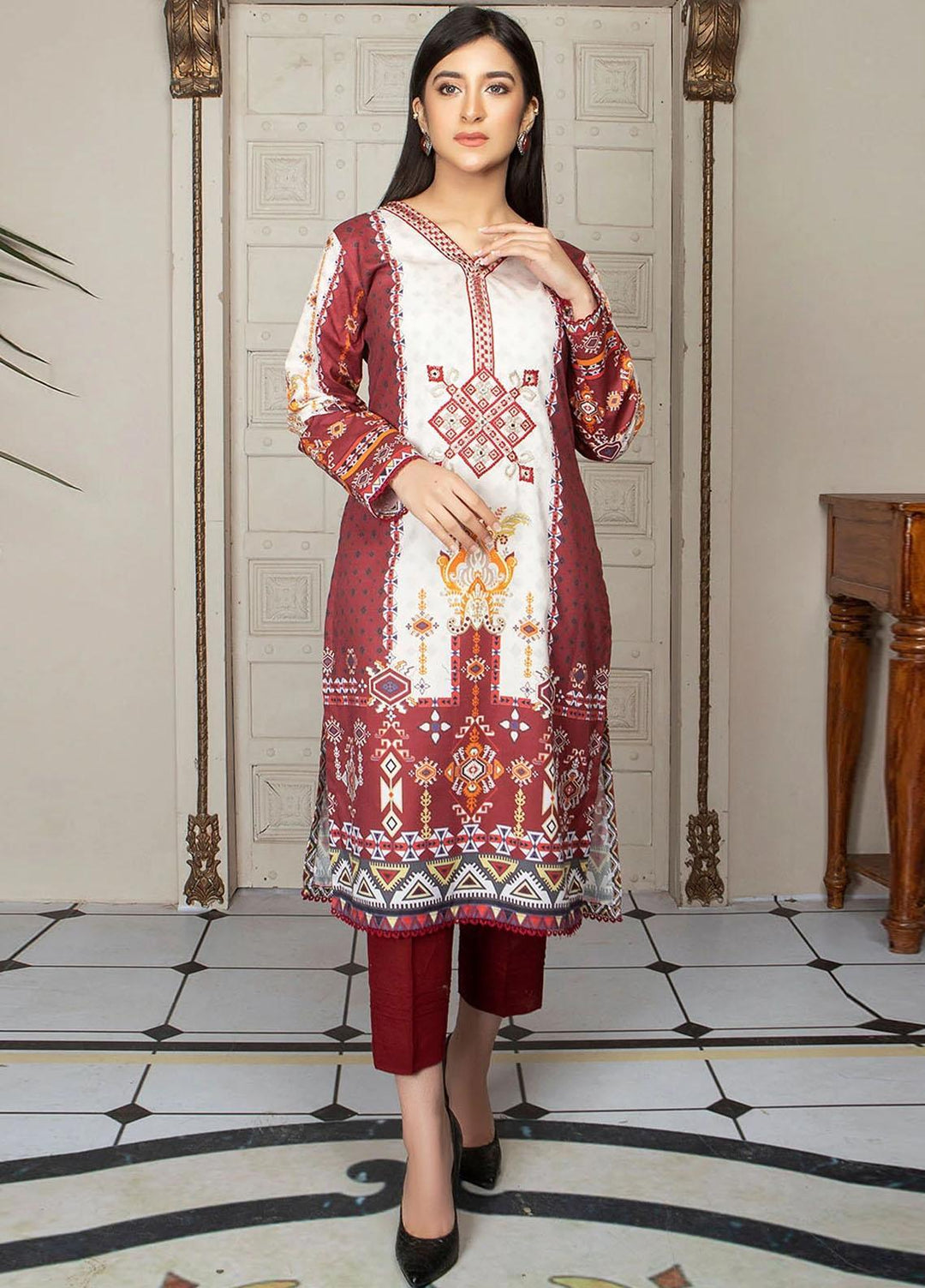 Madame Luxury Pret  Dhanak  2 Piece Dress MDM22NP 2437