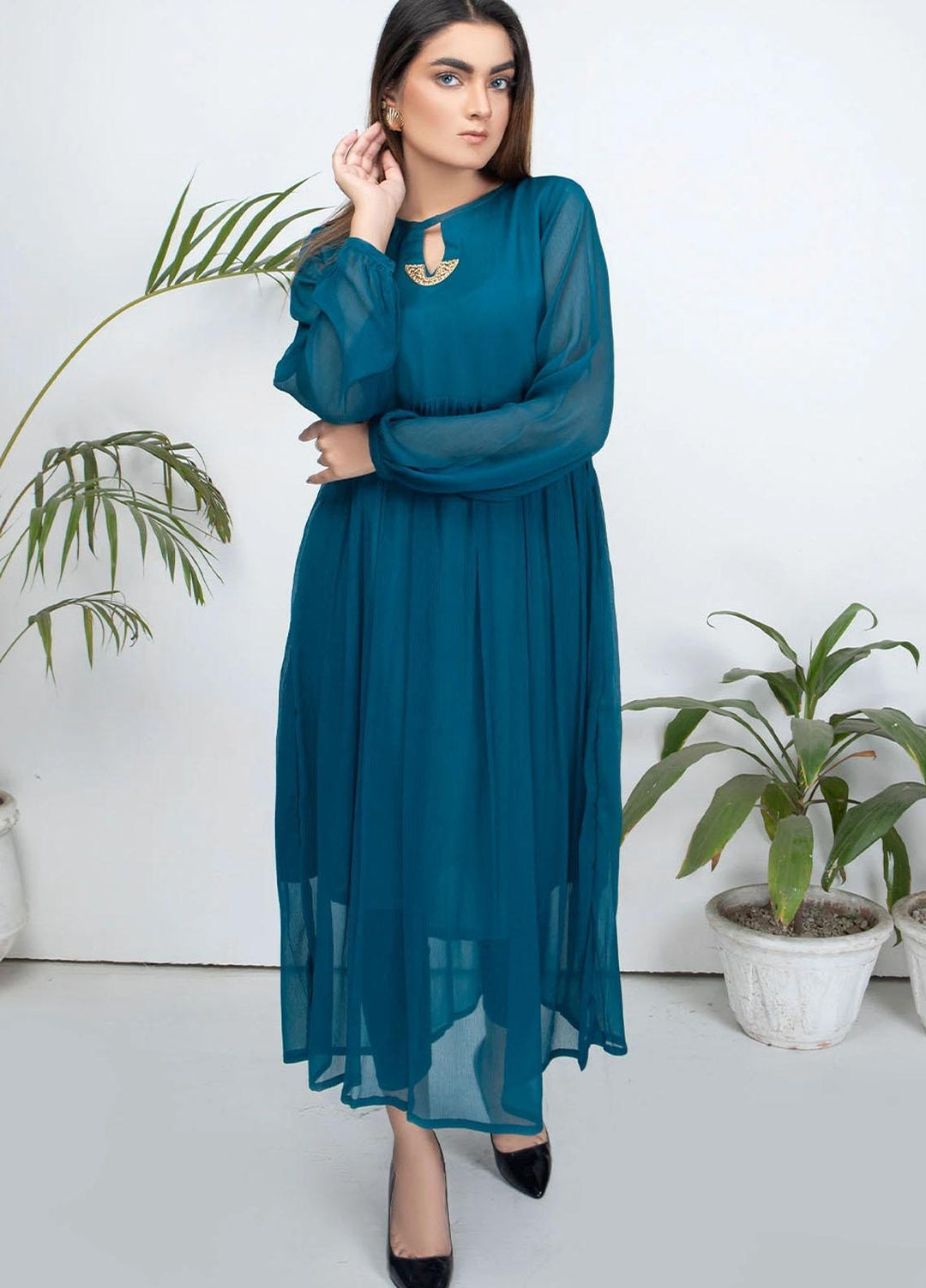 Madame Casual Pret  Chiffon Maxi MDM21NP Z19
