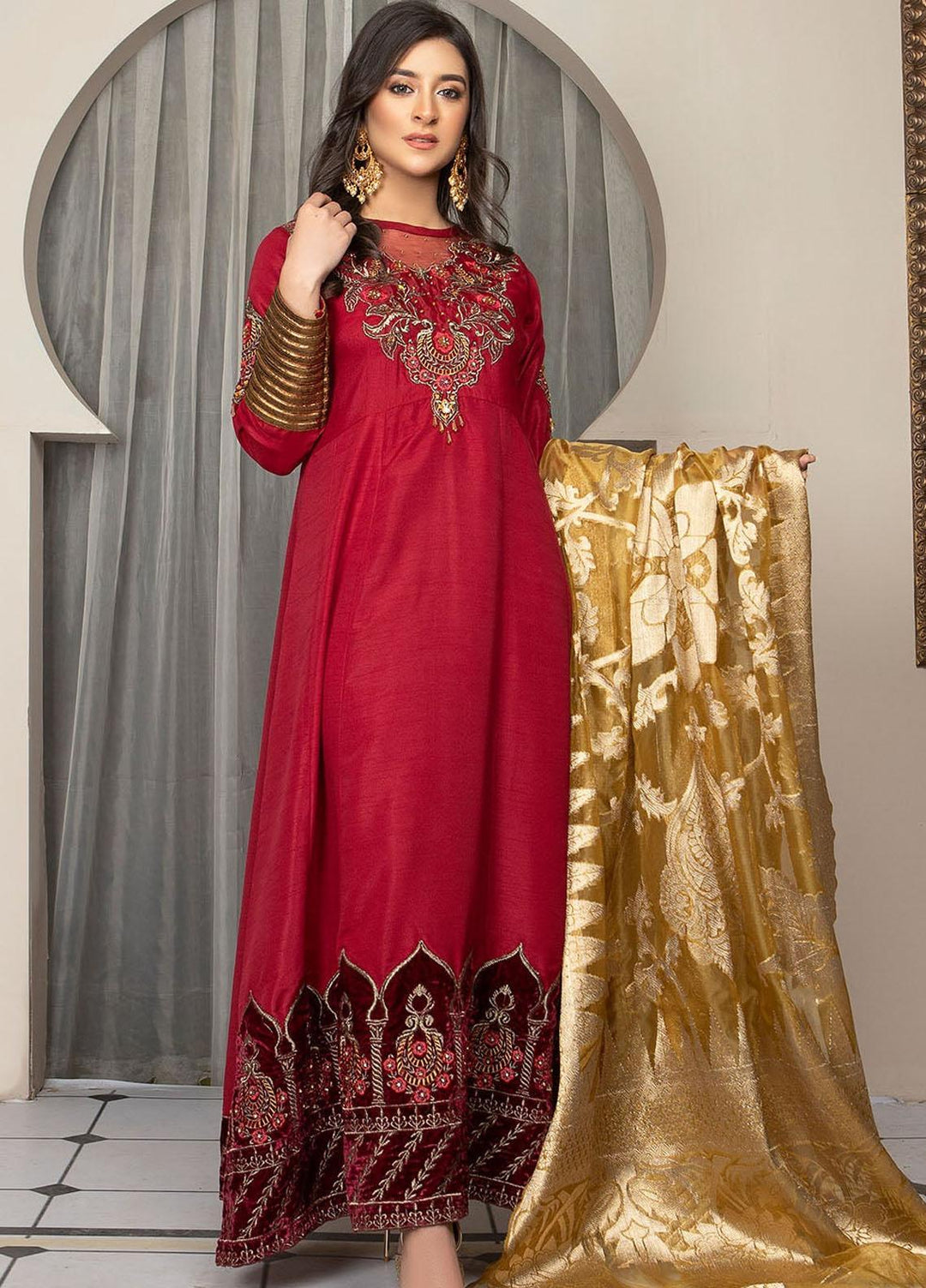 Madame Pret  Raw Silk 3 Piece MDM22NP 2446