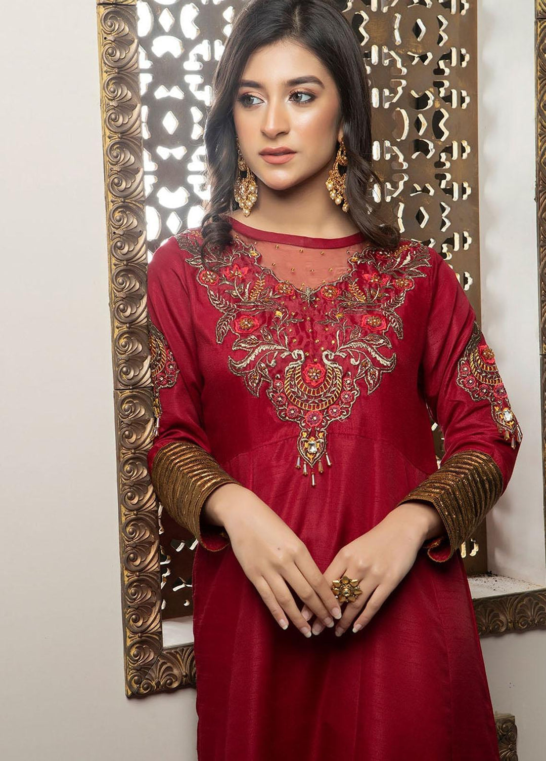 Madame Pret  Raw Silk 3 Piece MDM22NP 2446