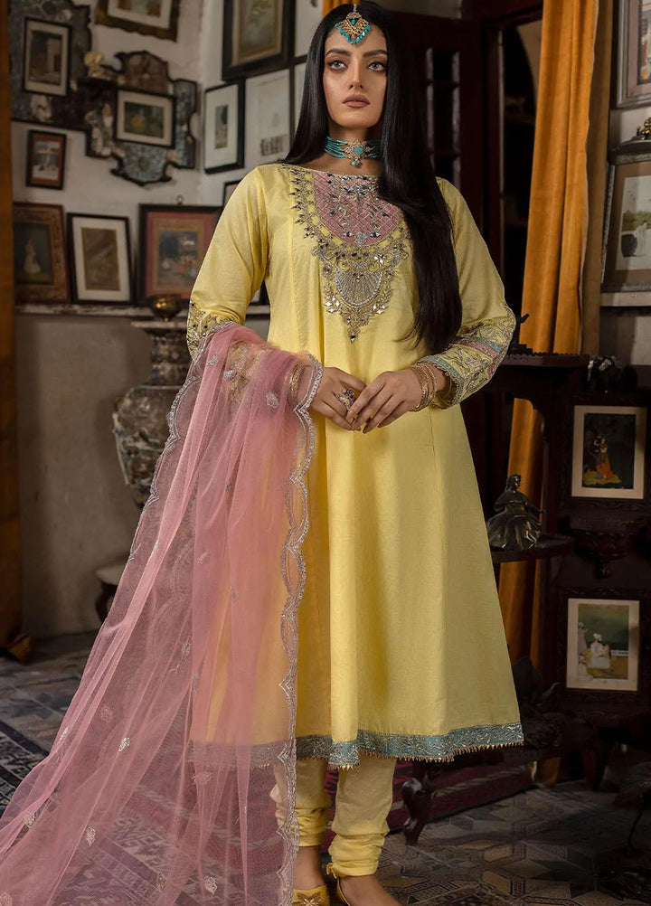 Madame Pret Embroidered Cotton 3 Piece MDM22PE 2493