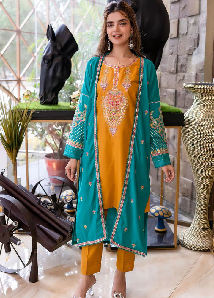 Madame Pret Embroidered Cotton Lawn 3 Piece 2693
