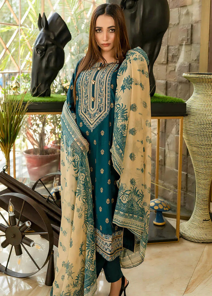 Madame Pret Embroidered Lawn 3 Piece 7026