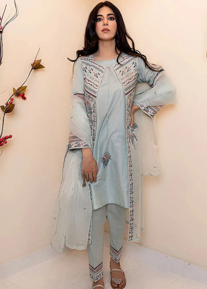 Madame Pret Embroidered Organza 4 Piece 2696