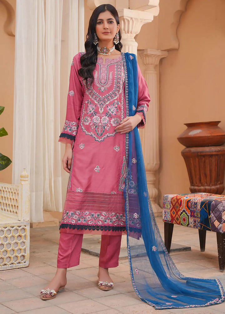 Madame Pret Embroidered Viscose 3 Piece Suit 2720