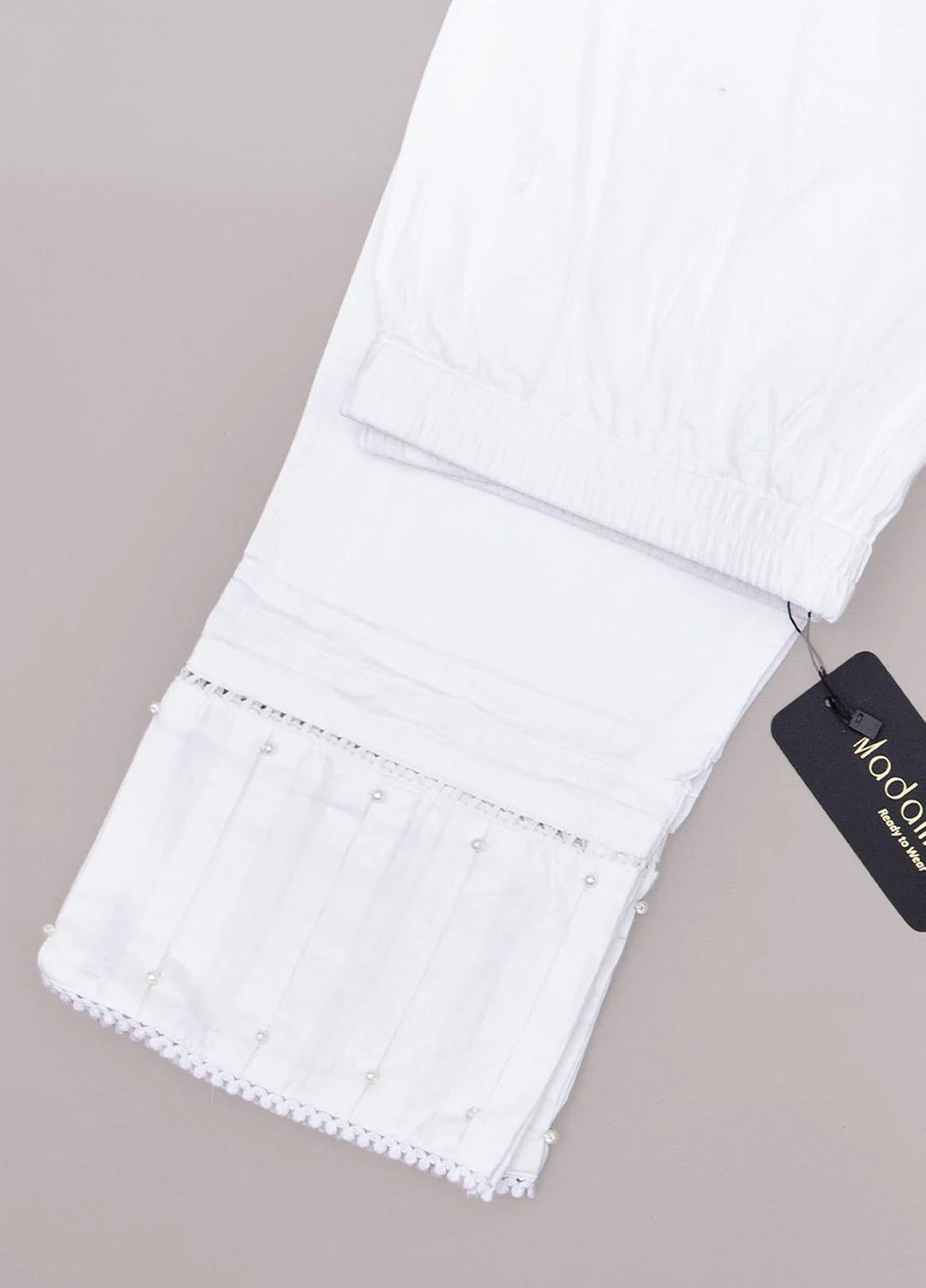 Madame  Cotton Trouser MDM21T Z1004 White
