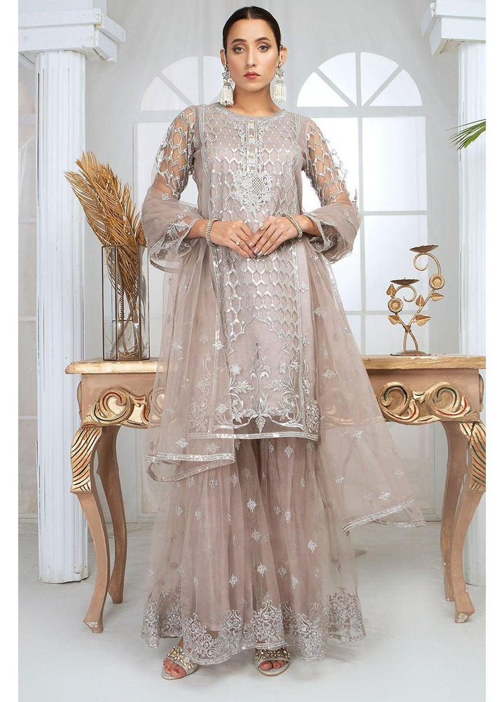 Madame Luxury Pret  Net 3 Piece Suit 2537