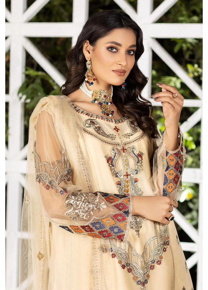 Madame Luxury Pret  Net 3 Piece Suit 2532