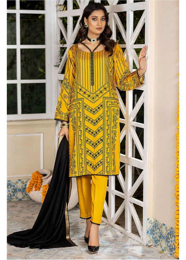 Madame Luxury Pret  Viscose 3 Piece Suit 2553
