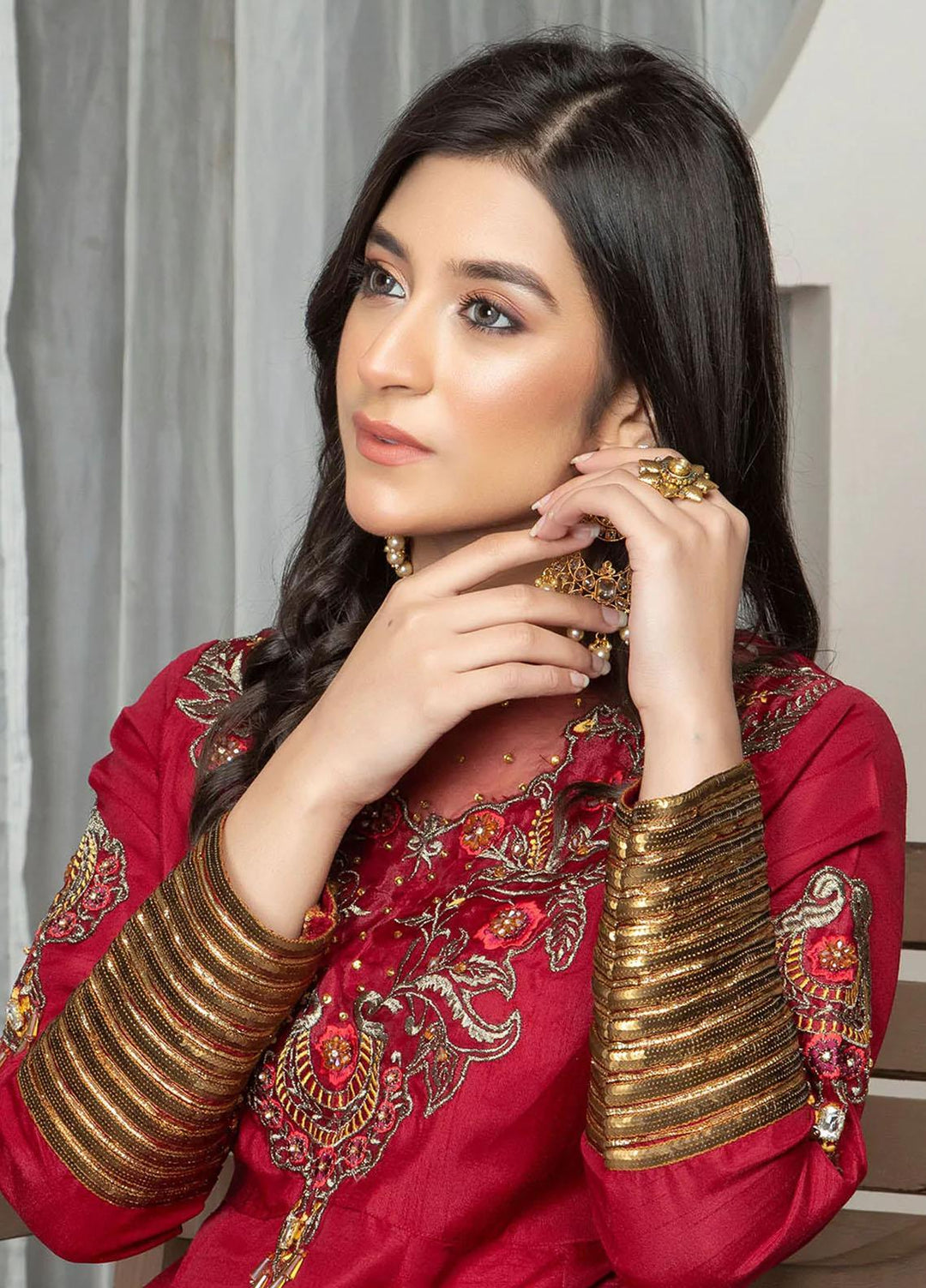 Madame Pret  Raw Silk 3 Piece Suit MDM22WP 2541