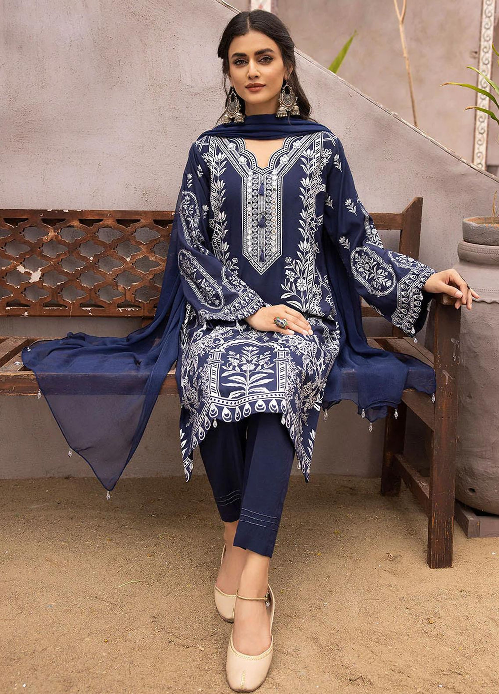 Madame Pret  Linen 3 Piece Suit MDM22WP 2528