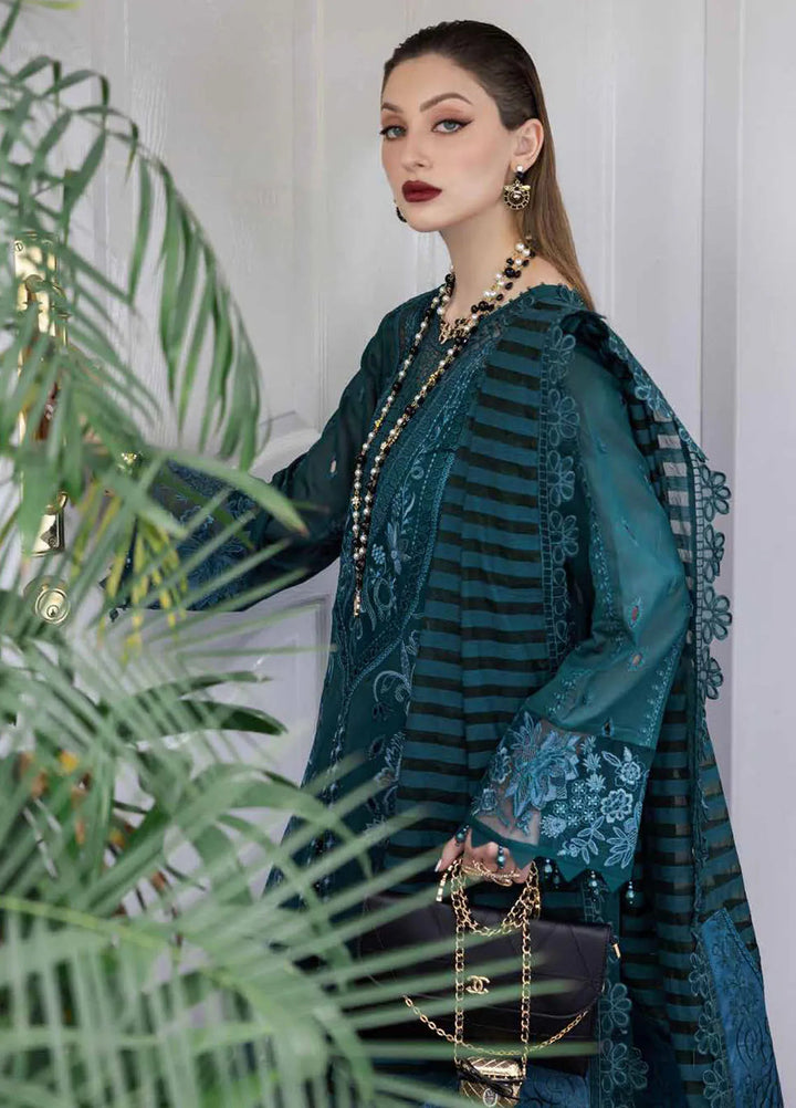 Mademoiselle By Nureh Embroidered Swiss Voil Suit Unstitched 3 Piece NU24MD NE-82 - Summer Collection