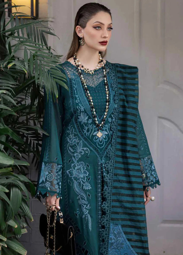 Mademoiselle By Nureh Embroidered Swiss Voil Suit Unstitched 3 Piece NU24MD NE-82 - Summer Collection