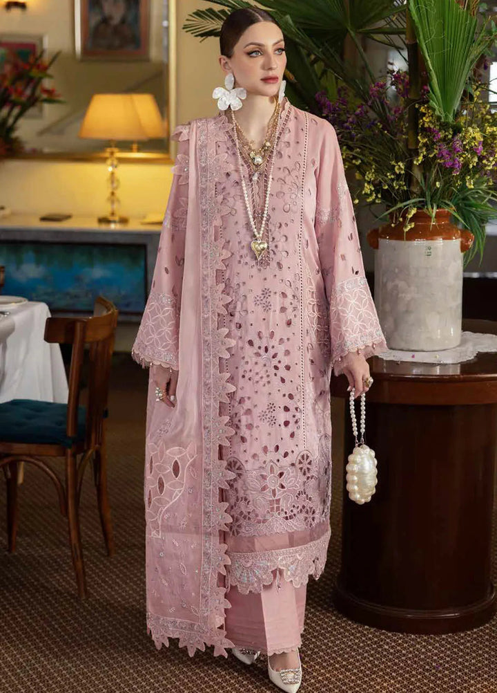 Mademoiselle By Nureh Embroidered Swiss Voil Suit Unstitched 3 Piece NU24MD NE-83 - Summer Collection