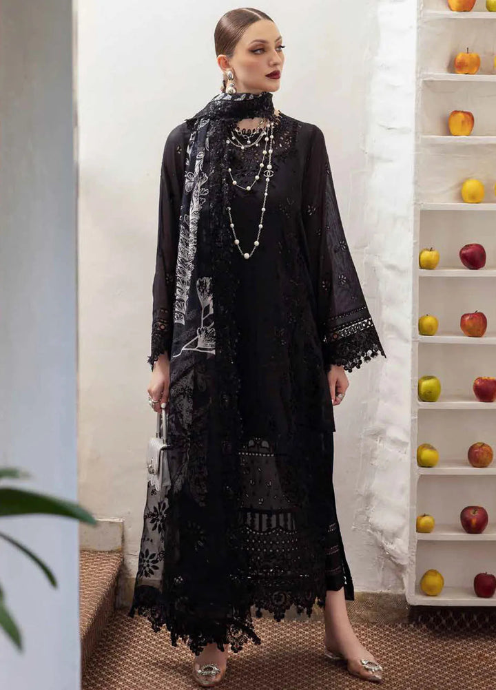 Mademoiselle By Nureh Embroidered Swiss Voil Suit Unstitched 3 Piece NU24MD NE-84 - Summer Collection