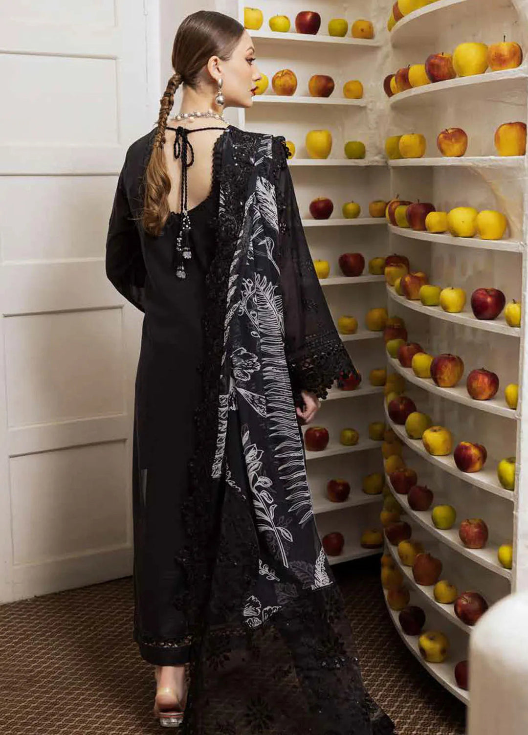 Mademoiselle By Nureh Embroidered Swiss Voil Suit Unstitched 3 Piece NU24MD NE-84 - Summer Collection