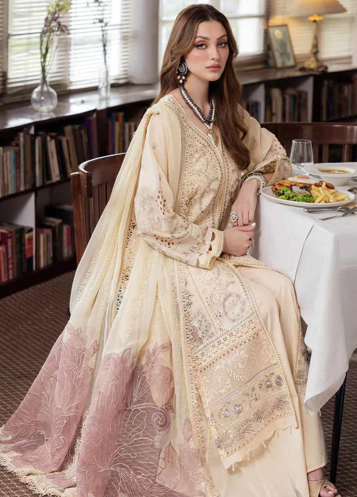 Mademoiselle By Nureh Embroidered Swiss Voil Suit Unstitched 3 Piece NU24MD NE-85 - Summer Collection