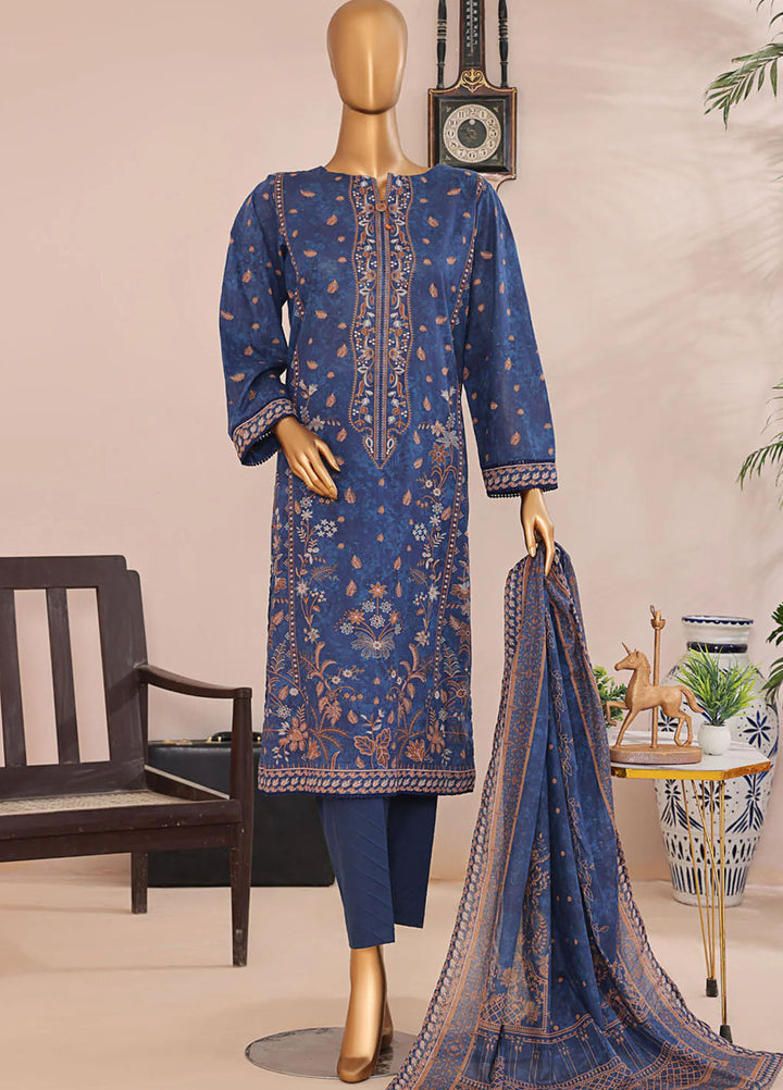 Magic In Prints by Hz Textiles Printed Lawn Suits Unstitched 3 Piece Mpc-572 - Summer Collection