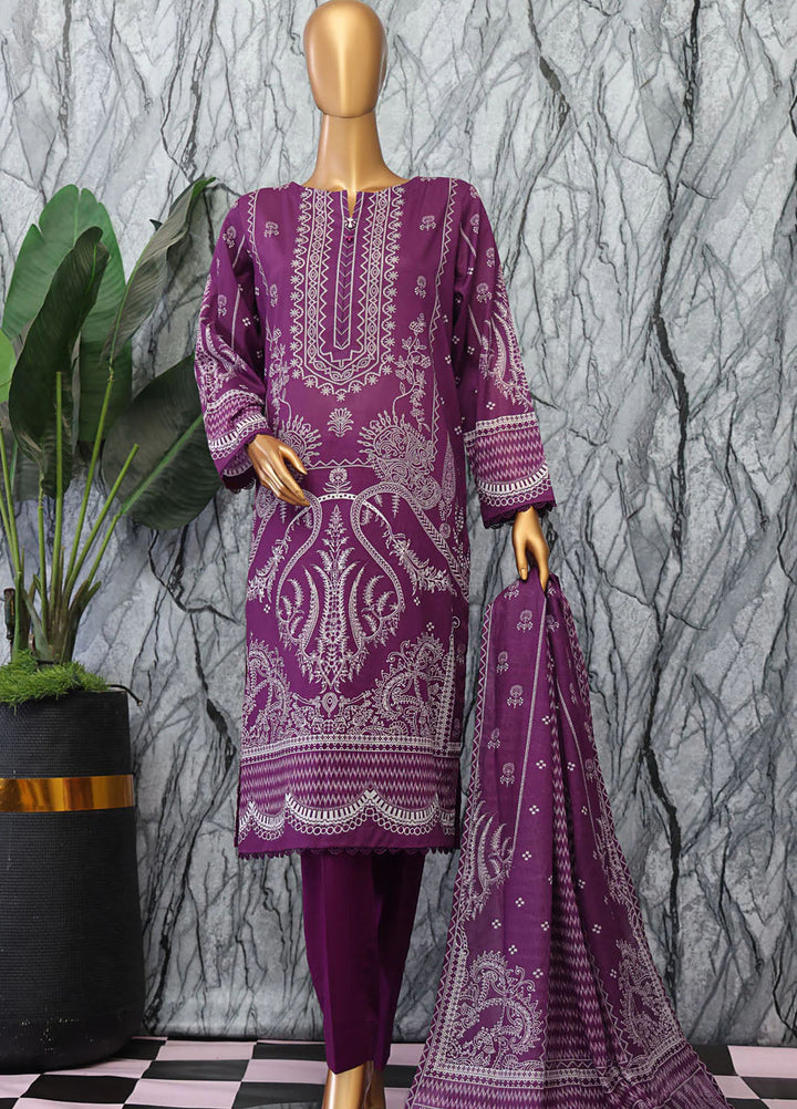Magic In Prints by Hz Textiles Printed Lawn Suits Unstitched 3 Piece Mpc-576 - Summer Collection