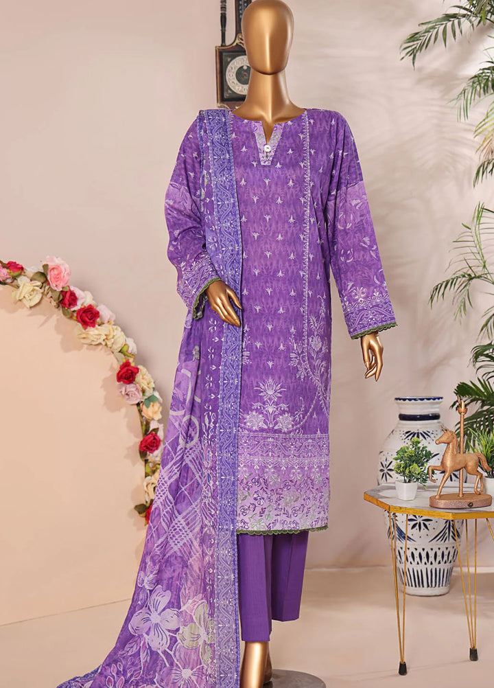 Magic In Prints by Hz Textiles Printed Lawn Suits Unstitched 3 Piece Mpc-590 - Summer Collection