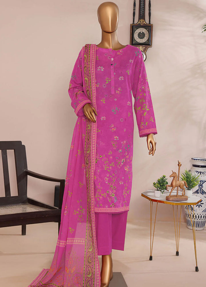 Magic In Prints by Hz Textiles Printed Lawn Suits Unstitched 3 Piece Mpc-591 - Summer Collection