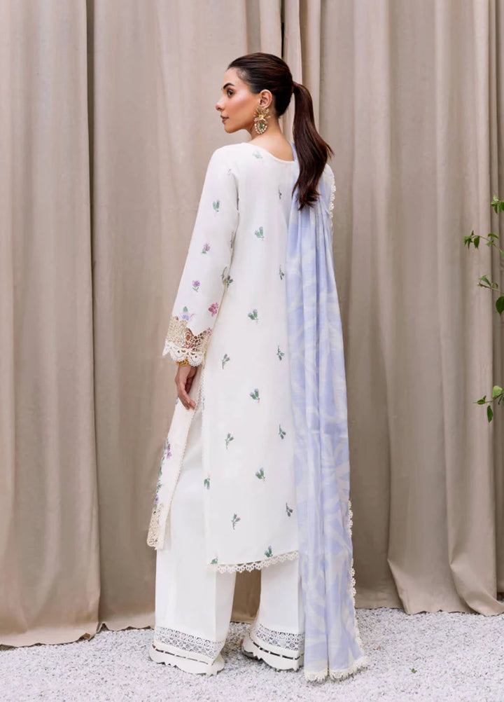 Magnolia Garden by Manara Embroidered Lawn Suits Unstitched 3 Piece MNA25MG Mirage - Summer Collection
