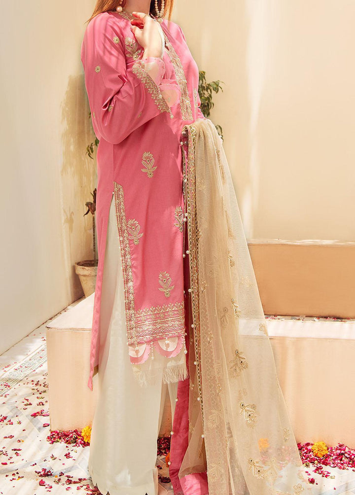 Mah-Pari By Surmai Embroidered Lawn Suits Unstitched 3 Piece SUR21M 04 Sange Mer Mer - Summer Collection
