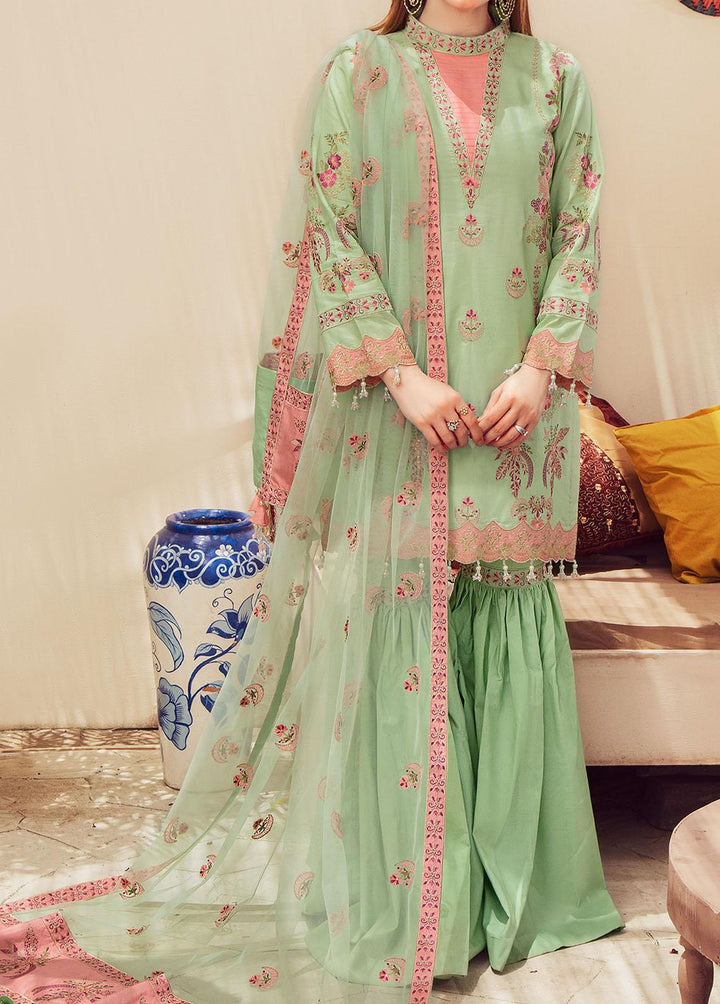 Mah-Pari By Surmai Embroidered Lawn Suits Unstitched 3 Piece SUR21M 05 Khekshan - Summer Collection