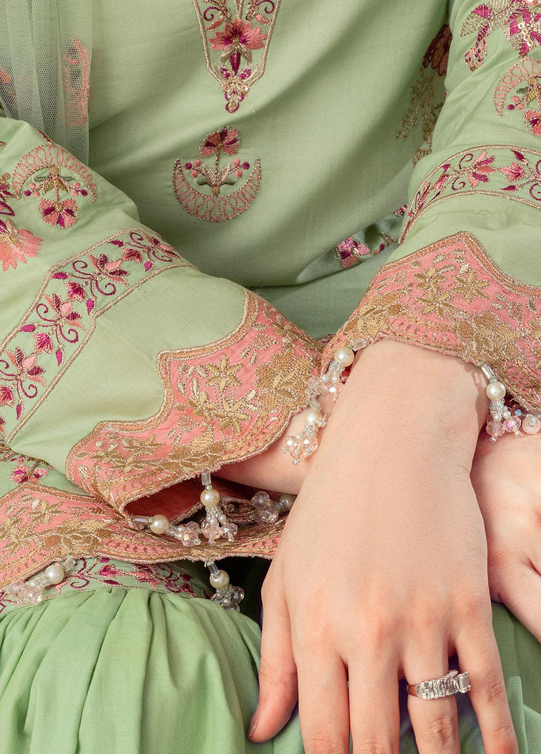 Mah-Pari By Surmai Embroidered Lawn Suits Unstitched 3 Piece SUR21M 05 Khekshan - Summer Collection