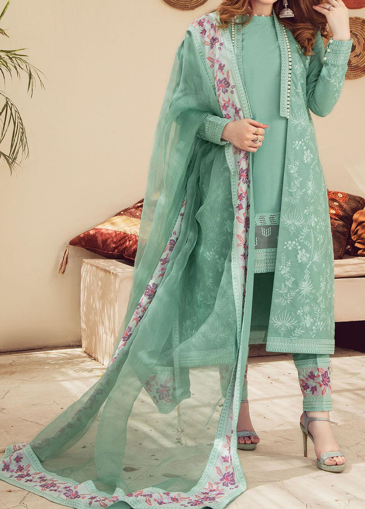 Mah-Pari By Surmai Embroidered Lawn Suits Unstitched 3 Piece SUR21M 06 Shahman - Summer Collection