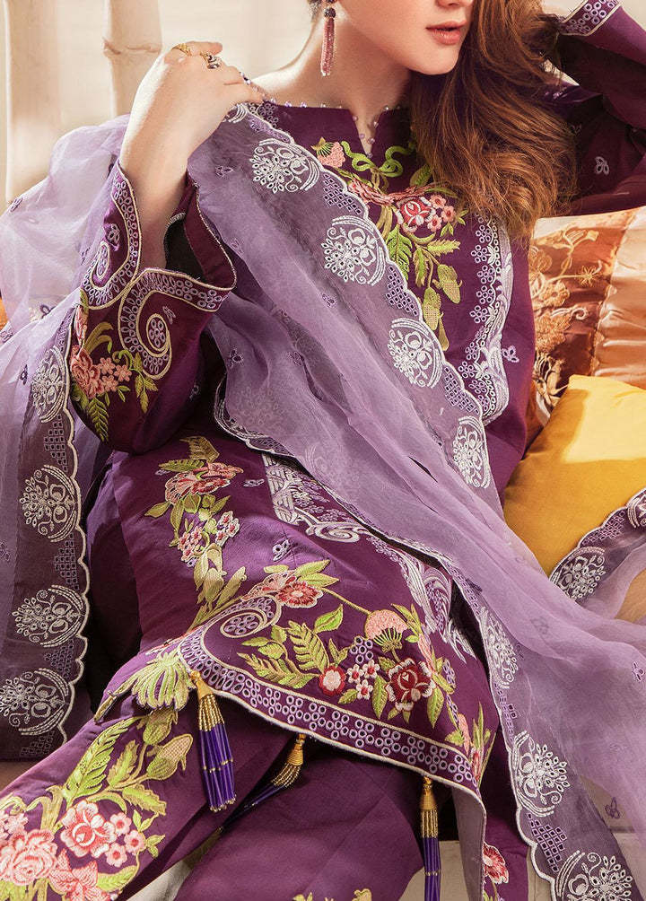 Mah-Pari By Surmai Embroidered Lawn Suits Unstitched 3 Piece SUR21M 07 Sanam - Summer Collection